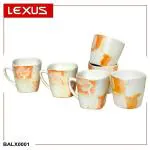 Lexus Comfort Assorted Ceramic Mug 140 ml (Set of 6)