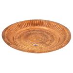 SJE Copper Pooja Plate (Size 8)