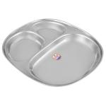SJE Steel Pav Bhaji Plate (Size 2)