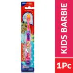 Colgate Barbie (Extra Soft) Kids Toothbrush with Tongue Cleaner (5+ Years)