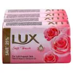 Lux Soft Touch French Rose & Almond Oil Soap 41 g (Pack of 4)