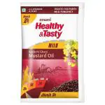 Emami Healthy & Tasty Kachi Ghani Mustard Oil 1 L (Pouch)