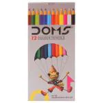 Doms Colour Pencils 12 Shades (Design/colour may vary)