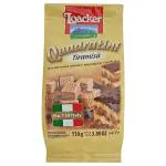 Loacker Quadratini Tiramisu Bite Size Wafer Cookies 110 g