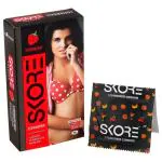 Skore Strawberry Flavoured Condoms 10 pcs