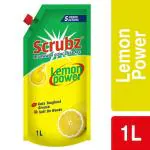 Scrubz Lemon Power Concentrate Dishwash Liquid 1 L