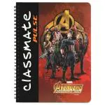 Classmate Stripes 1 Subject Single Line Spiral Notebook (180 pgs)