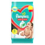 Pampers Baby Dry Pants (S) 2 count (4 - 8 kg)