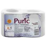 Puric 2 Ply Toilet Paper Roll 10x11 cm 275 pulls (Pack of 2)