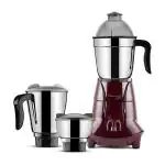 Butterfly Jet 3 Jars Mixer Grinder, Automatic overload cut-off switch, 3 Speed Motor, 3JMG, Cherry