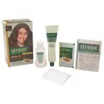 Streax Cream Hair Color Shine On Natural Brown (4) 35 g + 25 ml