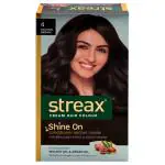 Streax Cream Hair Colour Natural Brown (4) 50 ml+50 g+5 g