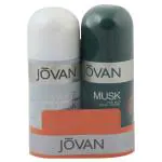 Jovan Musk & White Musk Deodorant Body Spray for Men 150 ml (Pack of 2)