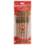 Cello Faster Grip Black Ballpoint Pen (Pack of 5)