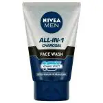 Nivea Men All-In-1 10X Vitamin C Charcoal Effect Face Wash 100 g