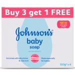 Johnson's Soap 100 g (Buy 3 Get 1 Free)
