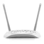 TP-Link TD-W8961N 300 Mbps Wireless N300 ADSL2+ Wi-Fi Modem Router, 2x 5dBi Omni directional Fixed antennas, Input ISPs supported- BSNL, MTNL, Tata Indicom (RJ-11 Port), Dual band, White