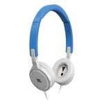 JBL T300A On-Ear Wired Headphone, Blue/White
