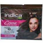 Indica 10 Minute Creme Hair Colour, Darkest Brown (3) 40 ml