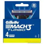 Gillette Mach3 Turbo Shaving Cartridge 4 pcs