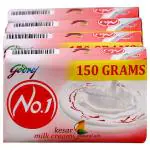 Godrej No.1 Kesar Milk Cream 150 g (Buy 3 Get 1 Free)