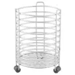 Anjali Round Stainless Steel Cutlery Stand 13 cm