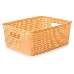 Selvel Euro Assorted Colour Plastic Basket (No.3) - Design/colour may vary