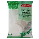 Krishna White Plane Appalam Sago 100 g