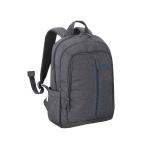 Rivacase 7560 Laptop Canvas Backpack, Grey