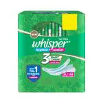 Whisper Ultra Clean Hygiene and Comfort Napkin with Soft Wings (XL+ ) 44 pads