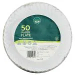 Status Super Thick Round Disposable Paper Plate 20 cm (50 pcs)