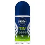 Nivea Men Fresh Power 48h Deodorant Roll On with Fresh Musk Scent 50 ml