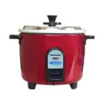 Panasonic 1.8 Litres Electric Rice Cooker, Switches Off Automatically Once Cooked, Anodized Aluminum Pan, SR-WA18 (GE9), Metallic Burgundy