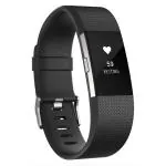 Fitbit Charge 2 Heart Rate + Fitness Band (Large, Black/Silver)