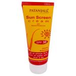 Patanjali SPF 30 UVA/UVB Multi Protection Sun Screen Cream 50 g