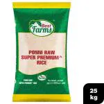 Best Farms Super Premium Ponni Raw Rice 25 kg