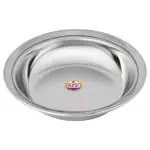 SJE Round Stainless Steel Serving Plate 16.5 cm