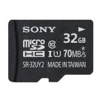 Sony 32 GB microSDHC Memory Card with Adapter