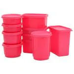 Mastercook Assorted Colour Plastic Container 1.5 L (Set of 10)