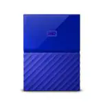 Western Digital 2 TB My Passport External Portable Hard Disk Drive (HDD), USB 3.0, Blue, WDBS4B0020BBL-WESN