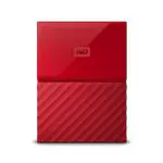 Western Digital 2 TB My Passport External Portable Hard Disk Drive (HDD), USB 3.0, Red, WDBS4B0020BRD-WESN