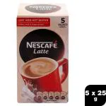 Nescafe Latte Coffee Powder 25 g (Pack of 5)