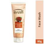 Ayush Natural Fairness Saffron Face Wash 80 g