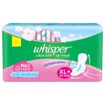 Whisper Ultra Soft Air Fresh Sanitary Napkin (XL+ ) 30 pads
