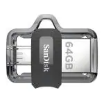 Sandisk 64 GB m3.0 Ultra Dual Flash Drive, SDDD3-064G-I35