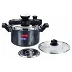 Prestige Duo Hard Anodised Clip On Pressure Cooker 5 L