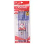 Bic Cello 0.5 mm Gripper Blue Ballpoint Pen (Pack of 5)