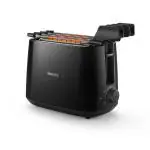Philips HD2583/90, 2 Bread Slices, Pop-up Toaster, 8 Browning Setting, Removable Crumb Tray, Black