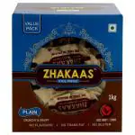 Zhakhaas Plain Rice Papad 1 kg