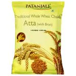 Patanjali Traditional Chakki Whole Wheat Atta with Bran 1 kg